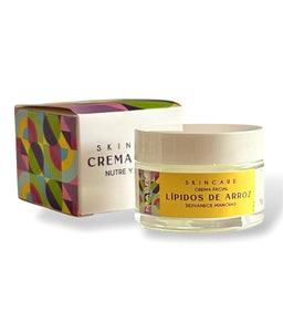 Crema Facial Hidratante y Aclarante LÍPIDOS DE ARROZ