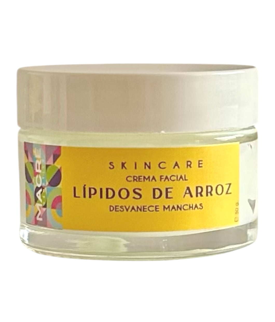 Crema Facial Hidratante y Aclarante LÍPIDOS DE ARROZ