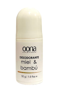 Desodorante No Antitranspirante MIEL & BAMBÚ - CaprichoRosa
