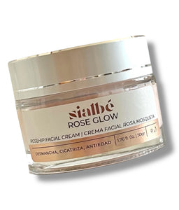 Crema Facial Hidratante y Aclarante ROSE GLOW